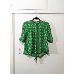 Ribbon Neck Tie Blouse - Zara TRF Collection sz. XS